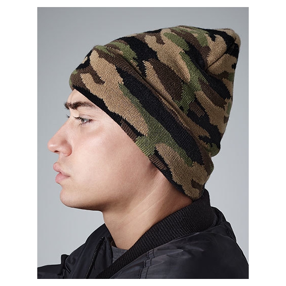 Camo Cuffed Beanie