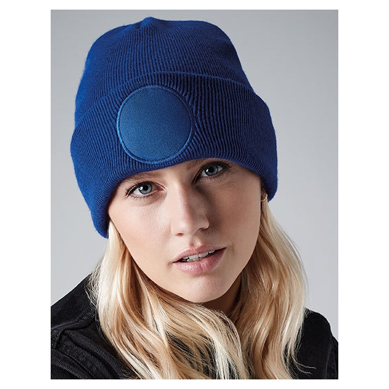 Circular Patch Beanie