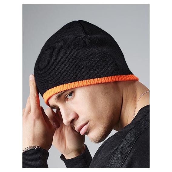Two-Tone Pull-On Beanie