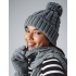 Cable Knit Melange Beanie