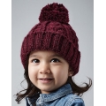 Infant Cable Knit Melange Beanie