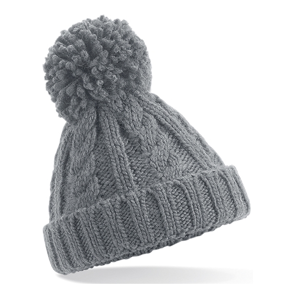 Infant Cable Knit Melange Beanie