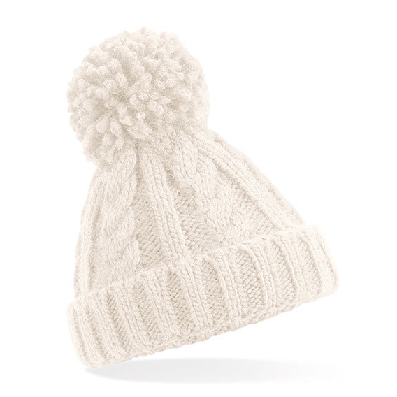 Infant Cable Knit Melange Beanie