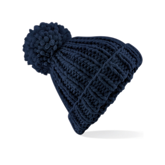 Oversized Hand-Knitted Beanie