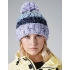 Corkscrew Pom Pom Beanie
