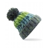 Corkscrew Pom Pom Beanie