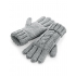 Cable Knit Melange Gloves