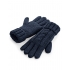 Cable Knit Melange Gloves