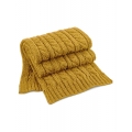 Cable Knit Melange Scarf