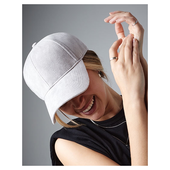 Faux Suede 6 Panel Cap