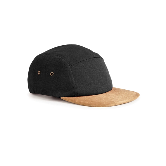 Suede Peak 5 Panel Cap