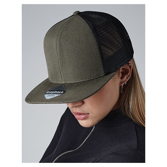 Original Flat Peak 6 Panel Trucker Cap