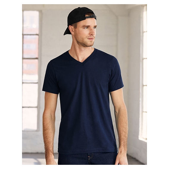 Unisex Jersey Short Sleeve V-Neck Tee