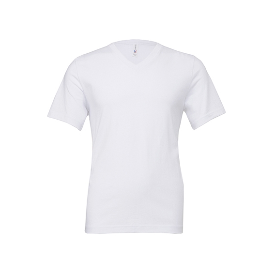 Unisex Jersey Short Sleeve V-Neck Tee