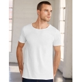 Men `Jersey Raw Neck Tee