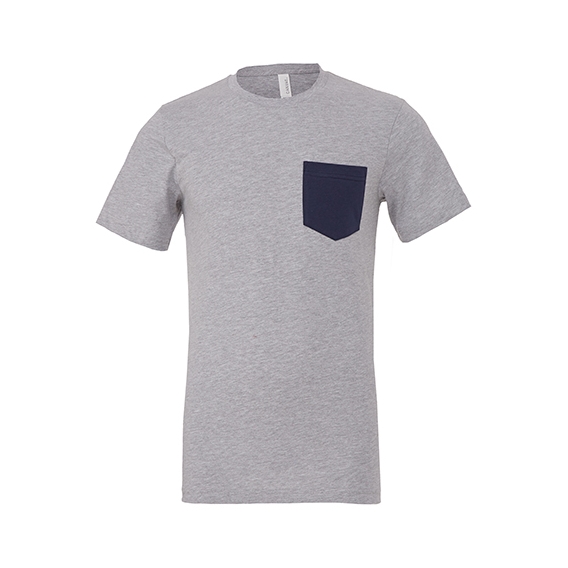 Men`s Jersey Short Sleeve Pocket Tee