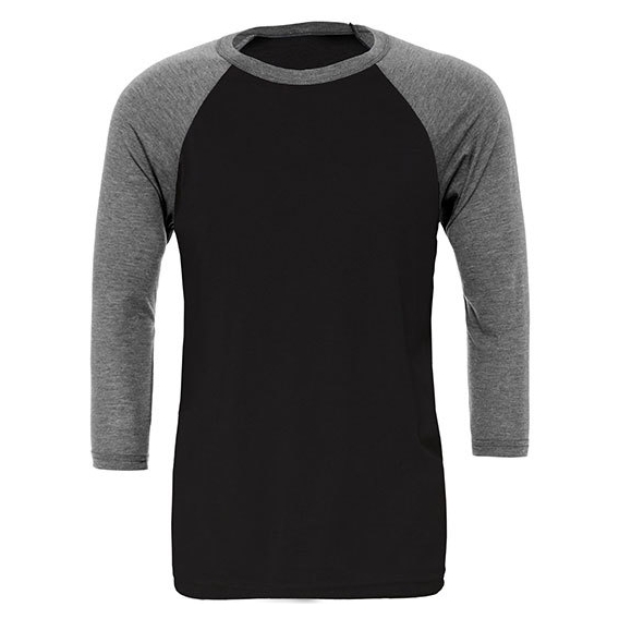 Unisex 3 / 4 Sleeve Baseball T-Shirt