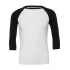 Unisex 3 / 4 Sleeve Baseball T-Shirt