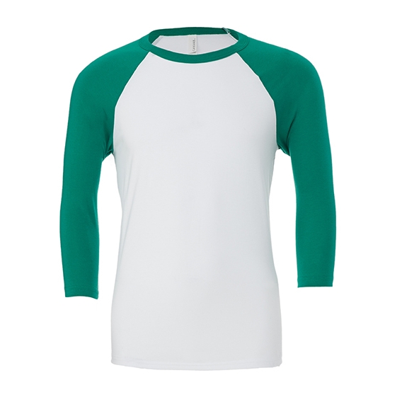 Unisex 3 / 4 Sleeve Baseball T-Shirt