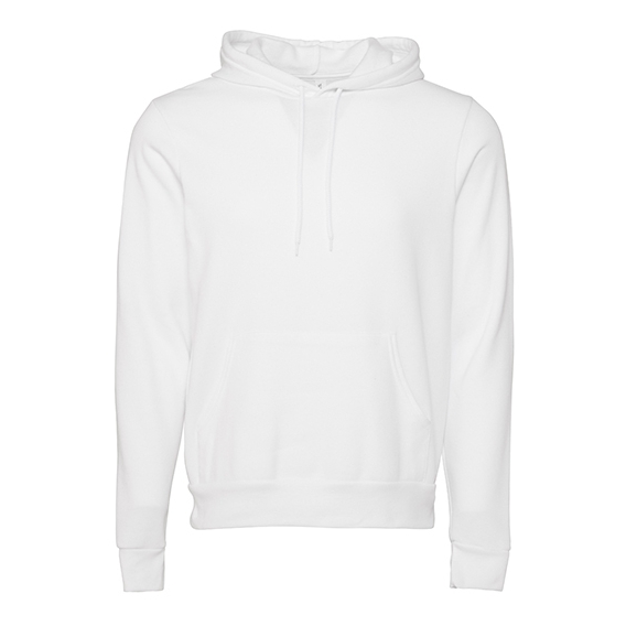 Unisex Pullover Poly-Cotton Fleece Hoodie