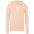 Unisex Zip-Up Poly-Cotton Fleece Hoodie