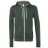 Unisex Zip-Up Poly-Cotton Fleece Hoodie