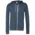 Unisex Zip-Up Poly-Cotton Fleece Hoodie