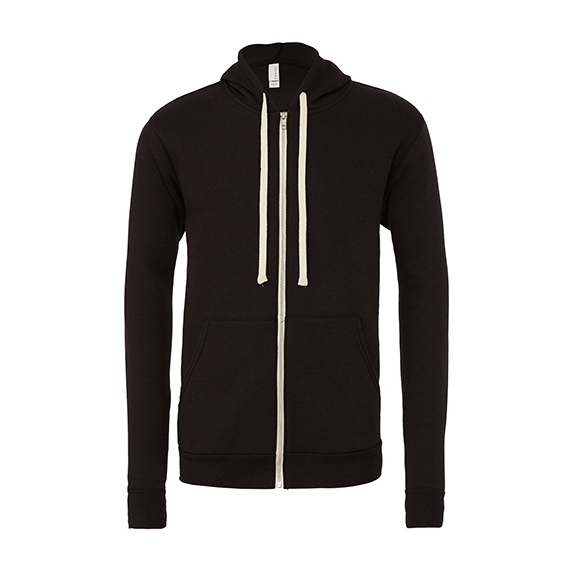 Unisex Triblend Full Zip Hoodie