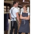 Apron with Grey Ties Crossover
