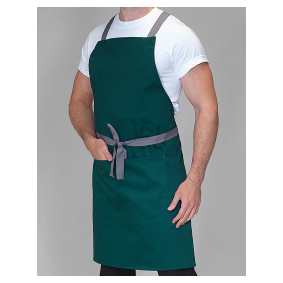 Apron with Grey Ties Crossover