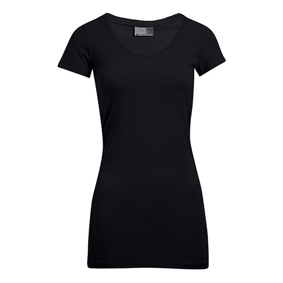Women`s Slim Fit V-Neck-T Long