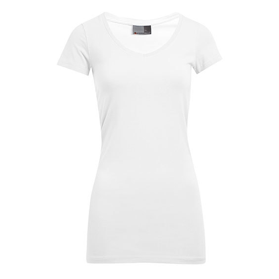 Women`s Slim Fit V-Neck-T Long