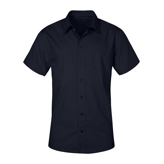 Men`s Poplin Shirt Short Sleeve