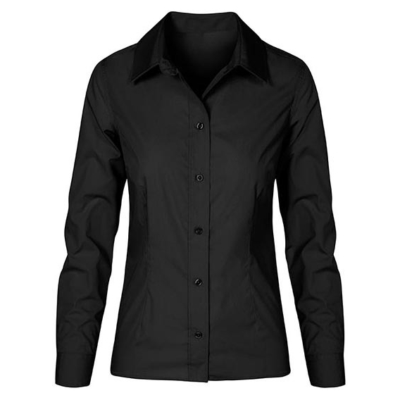 Women`s Poplin Shirt Long Sleeve