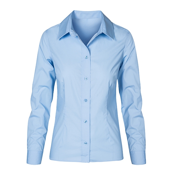 Women`s Poplin Shirt Long Sleeve