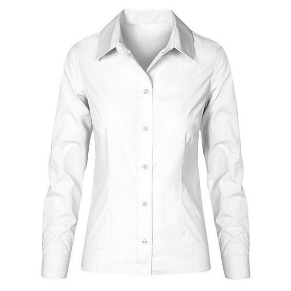 Women`s Poplin Shirt Long Sleeve