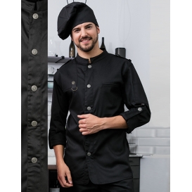 Chefs Jacket Bikerstyle with Epaulettes