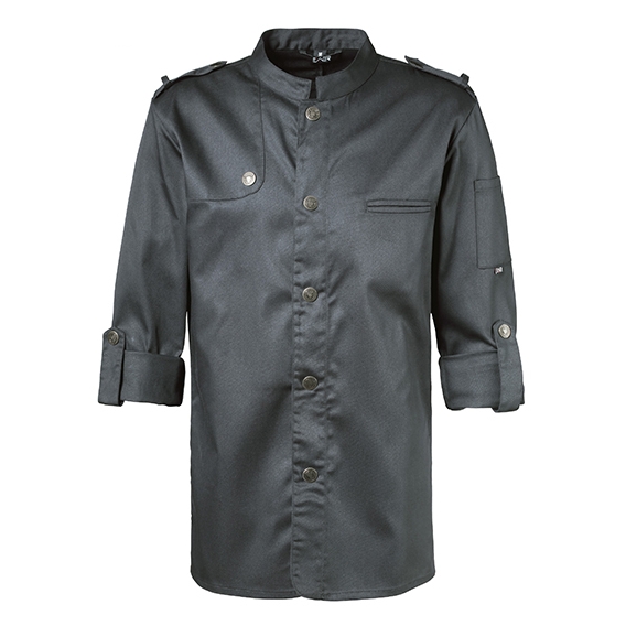 Chefs Jacket Bikerstyle with Epaulettes
