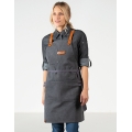 Bib Apron Canvas with decorative label