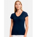 Ladies Iconic 150 V Neck T
