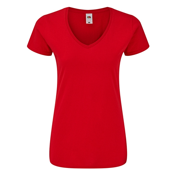 Ladies Iconic 150 V Neck T