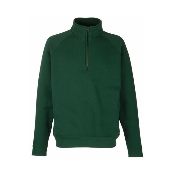 Premium Zip Neck Raglan Sweat