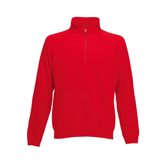 Premium Zip Neck Raglan Sweat