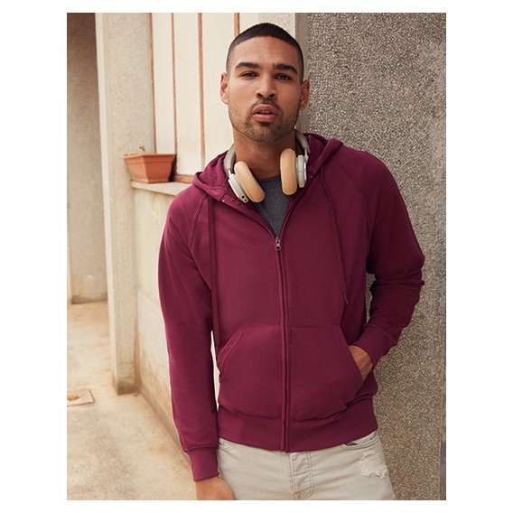 Lightweight Hooded Sweat Jacket