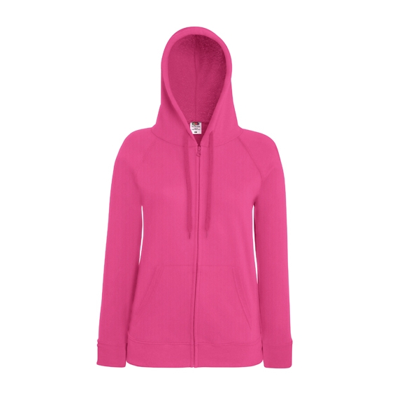 Ladies Lightweight Hooded Sweat Jacket