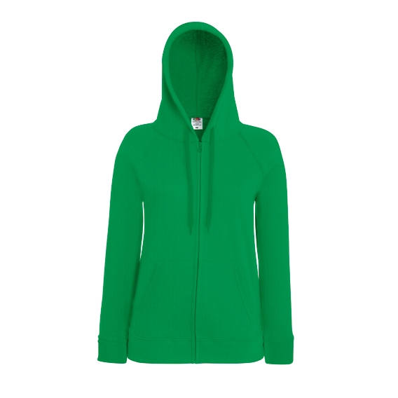 Ladies Lightweight Hooded Sweat Jacket