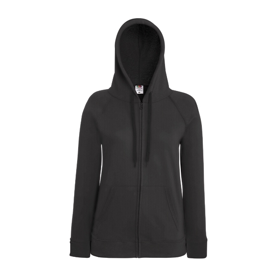 Ladies Lightweight Hooded Sweat Jacket