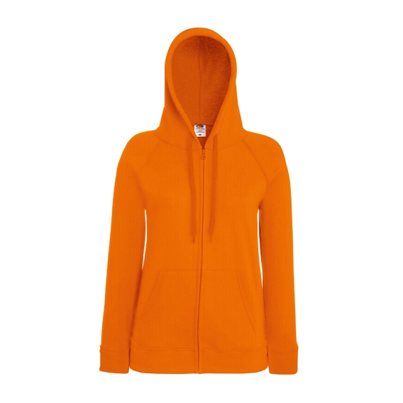 Ladies Lightweight Hooded Sweat Jacket