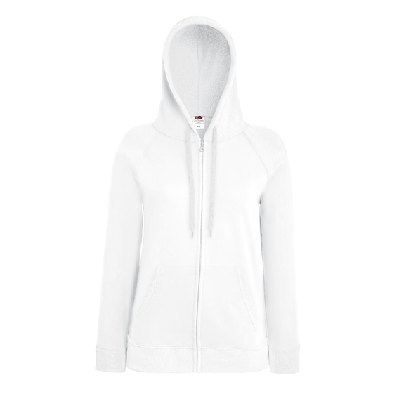 Ladies Lightweight Hooded Sweat Jacket