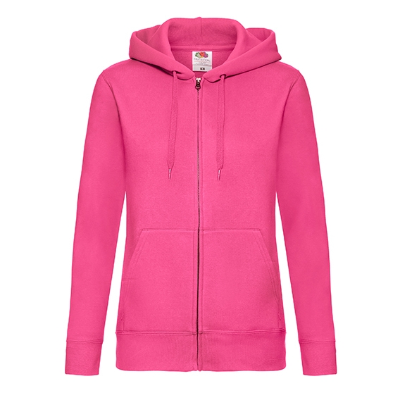Ladies Premium Hooded Sweat Jacket